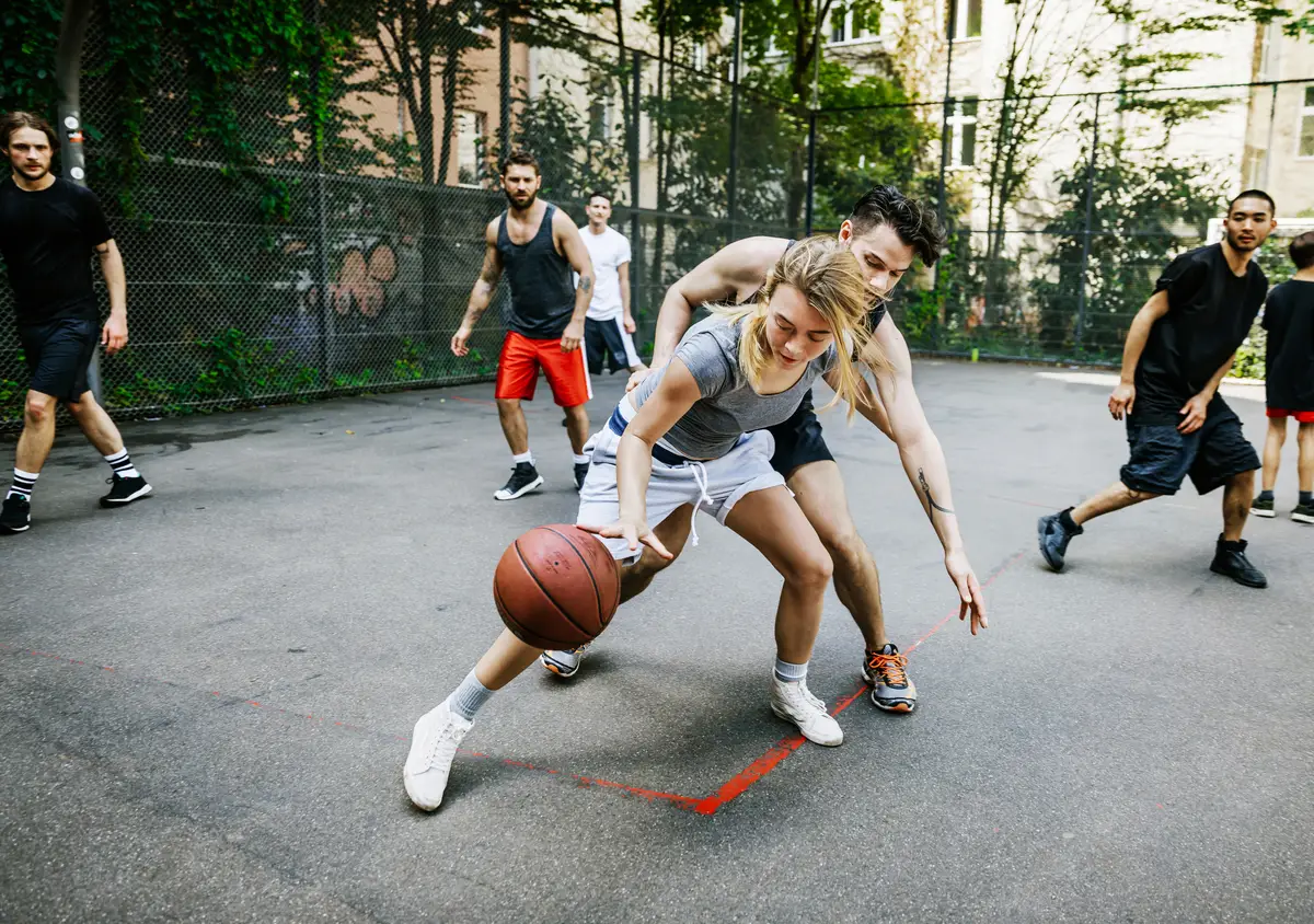 Man Drinking Cocktail In Sea