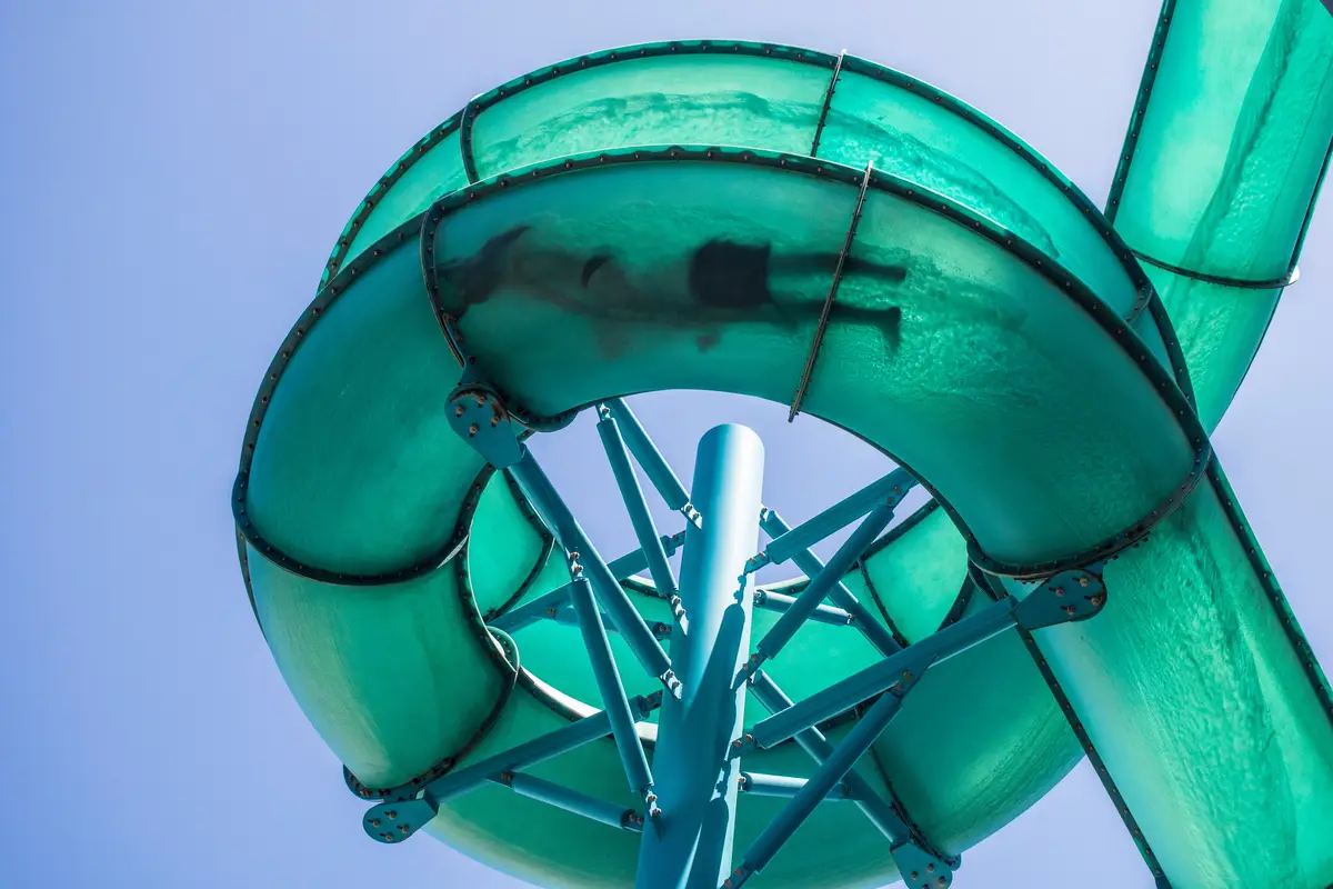 Man Drinking Cocktail In Sea